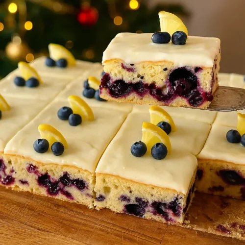 Sviatočný čučoriedkový koláč