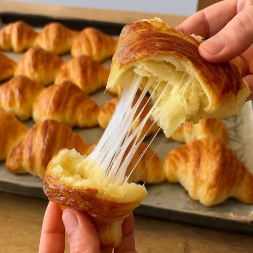 Syrové trojuholníčky z kysnutého cesta