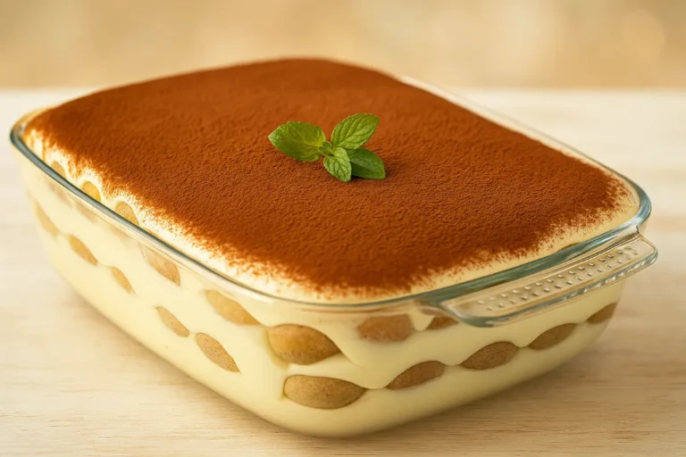 Tiramisu so smotanovým syrom