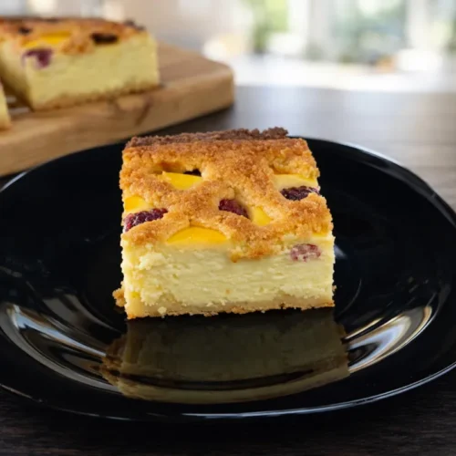 Tvarohové rezy na plech