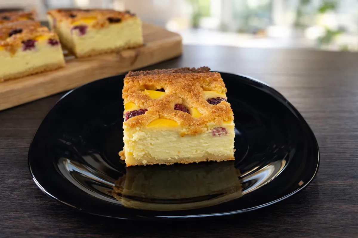 Tvarohové rezy na plech