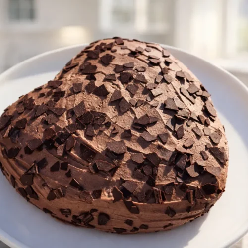 Valentínska čokoládová torta