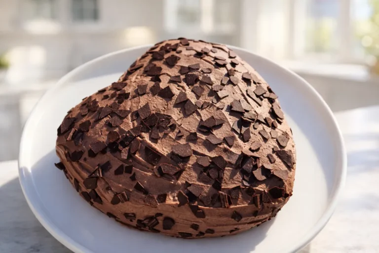 Valentínska čokoládová torta