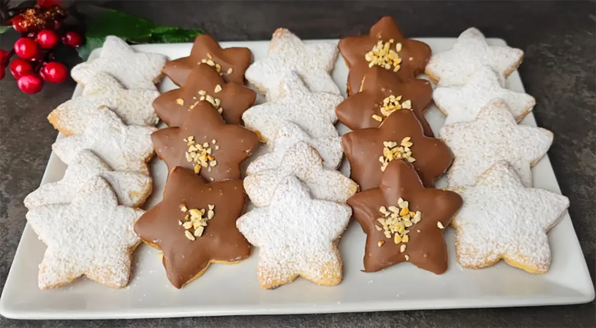 Kokosové hviezdičky s posypom