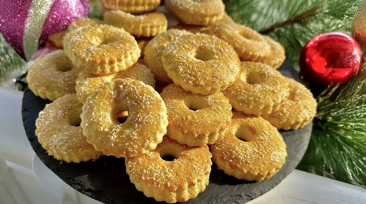 Vianočné kokosové kolieska