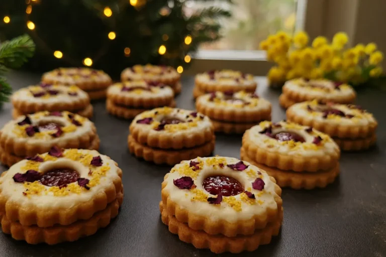 Vianočné maslové kolieska