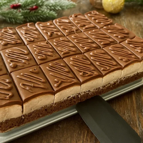 Vianočný čokoládový zákusok