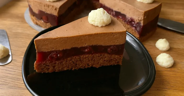 Višňová torta s parížskou šľahačkou