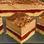 Vláčne malinové rezy s Nutellou