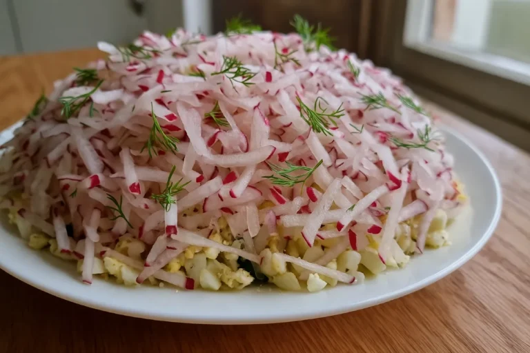 Vrstvený salámový šalát