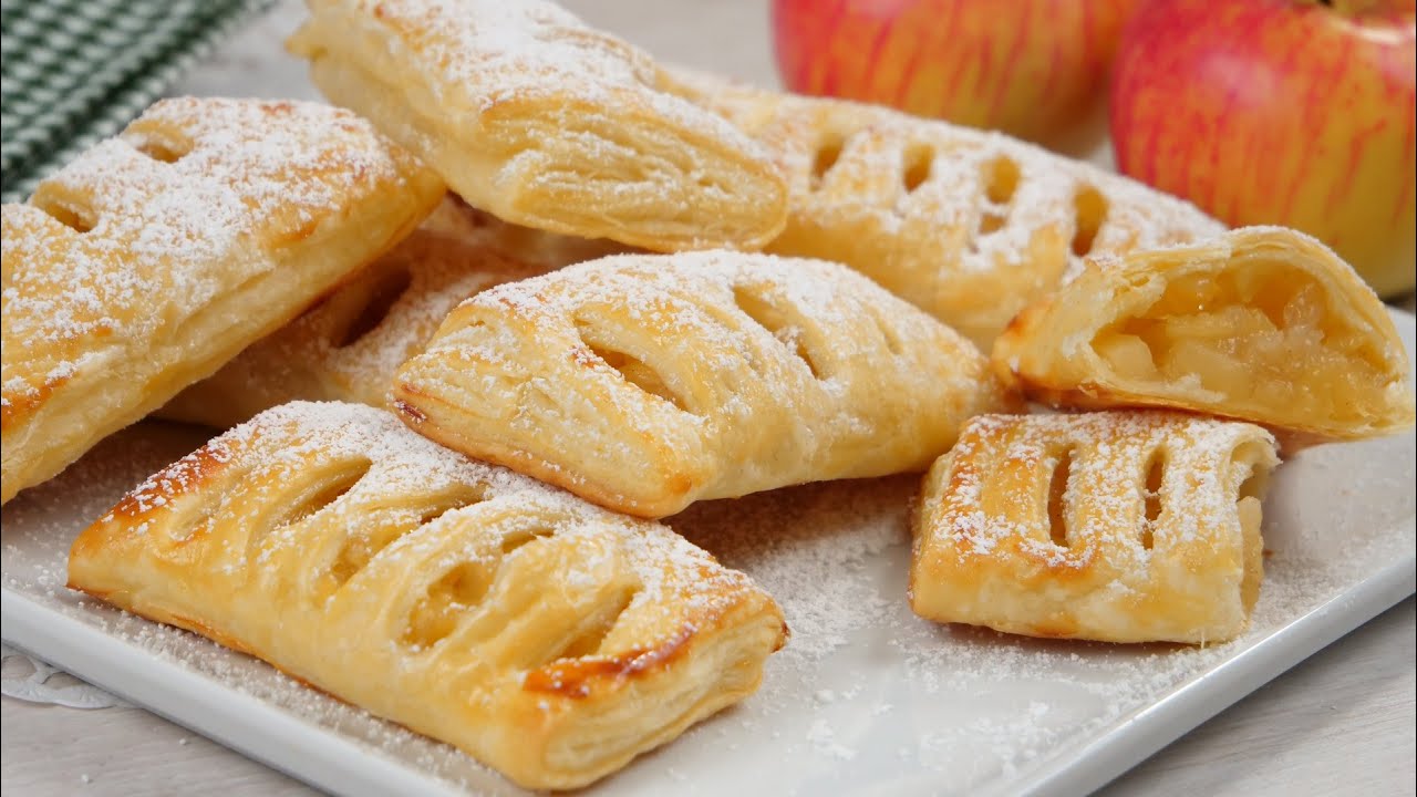 jablkové taštičky z lístkového cesta