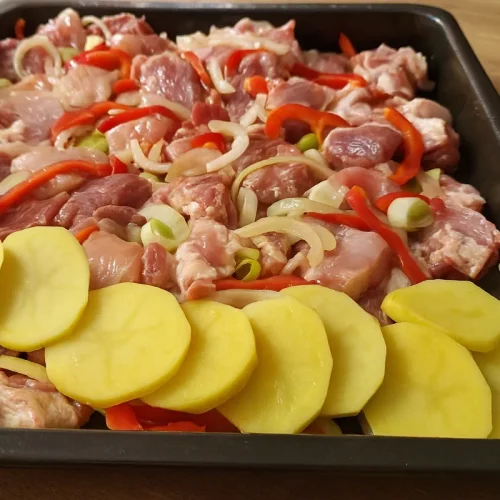 Zapečená krkovička so zemiakmi