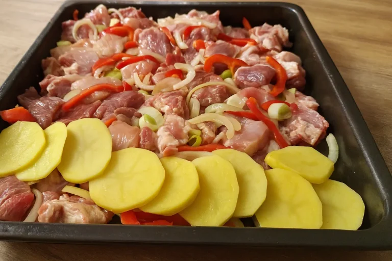 Zapečená krkovička so zemiakmi