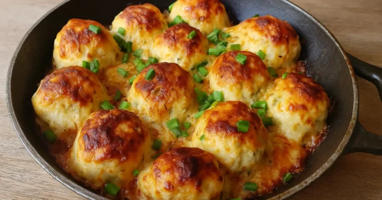 Zapečené zemiakové krokety s mozzarellou