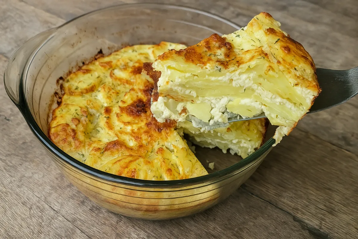 Zapekané zemiaky so smotanou