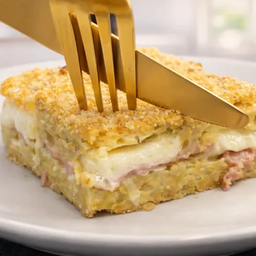 Zapekaný kel so šunkou a syrom