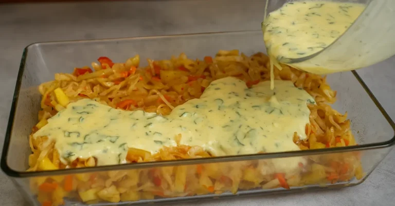 Zapekaný zemiakovo-kapustový nákyp