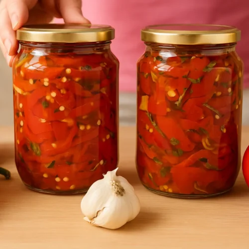 Zavarené pečené papriky