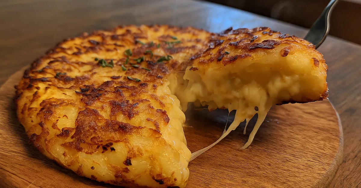 Zemiakový koláč so syrom