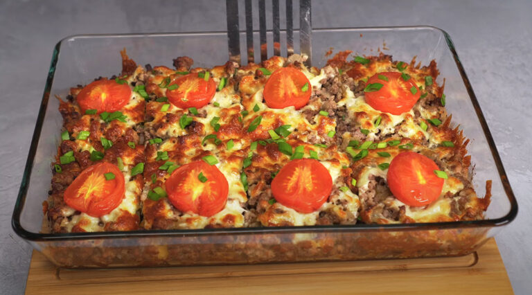 Zemiakový nákyp s mletým mäsom