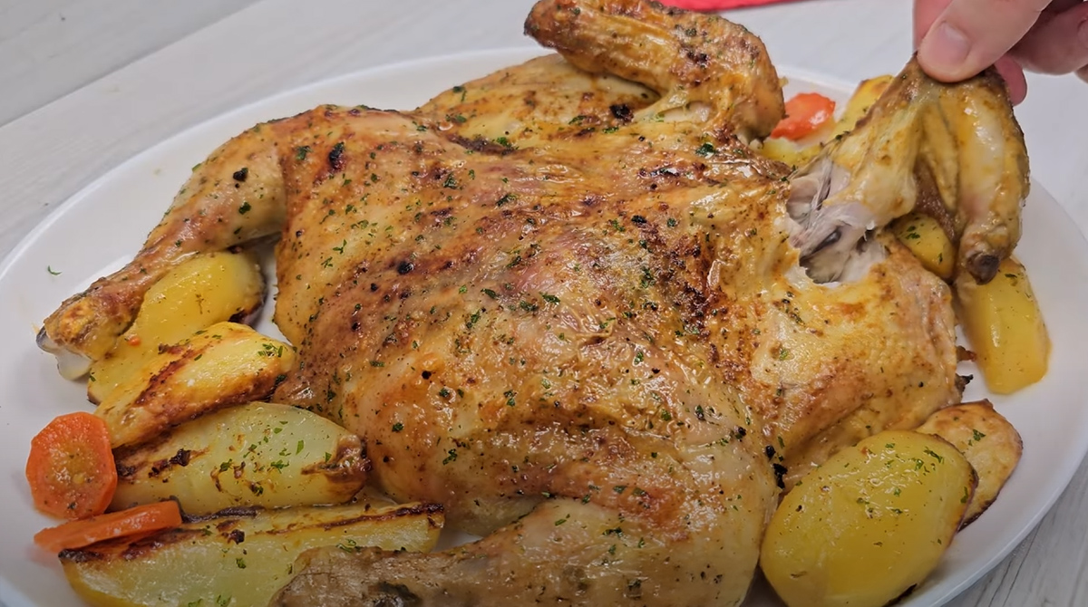 ako upiecť celé kura