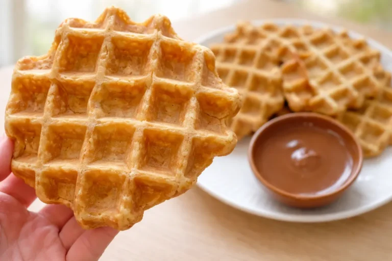 banánové vafle z ovsených vločiek