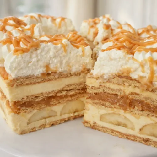 banánový dezert bez pečenia