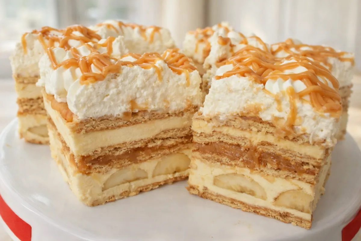 banánový dezert bez pečenia