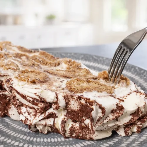 blesková roláda z dlhých piškót