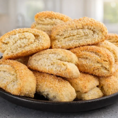 bleskové kokosové keksíky