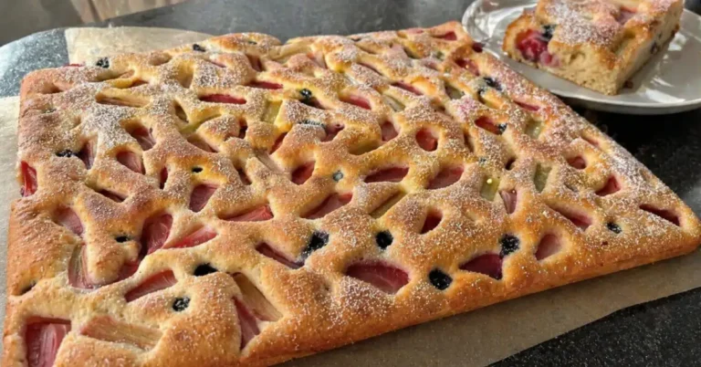 bobuľový koláč zo sladeného kondenzovaného mlieka