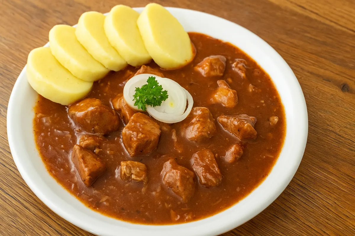 bravčový guláš pečený v rúre