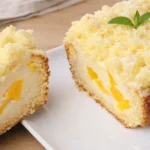 broskyňový koláč s citrónovým krémom