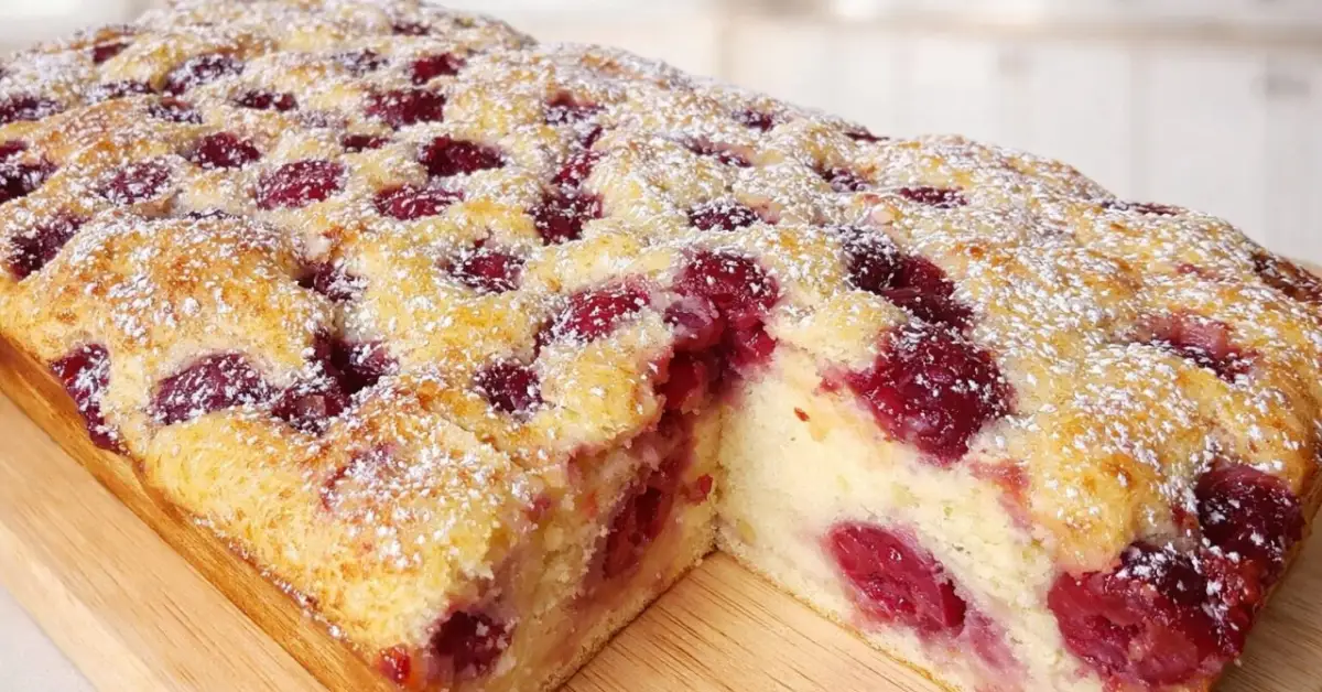 čerešňový koláč s cmarom