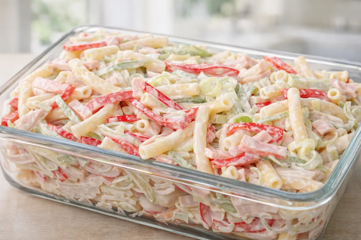 cestovinový šalát