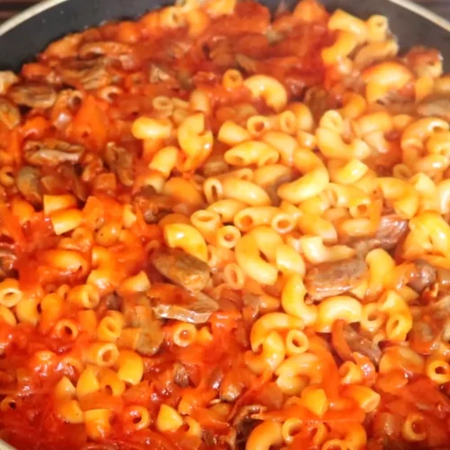 cestoviny s kuracími srdiečkami