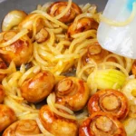 chrumkavé zemiaky a šampiňóny