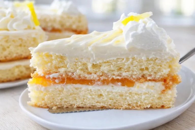 citrónová krémová torta