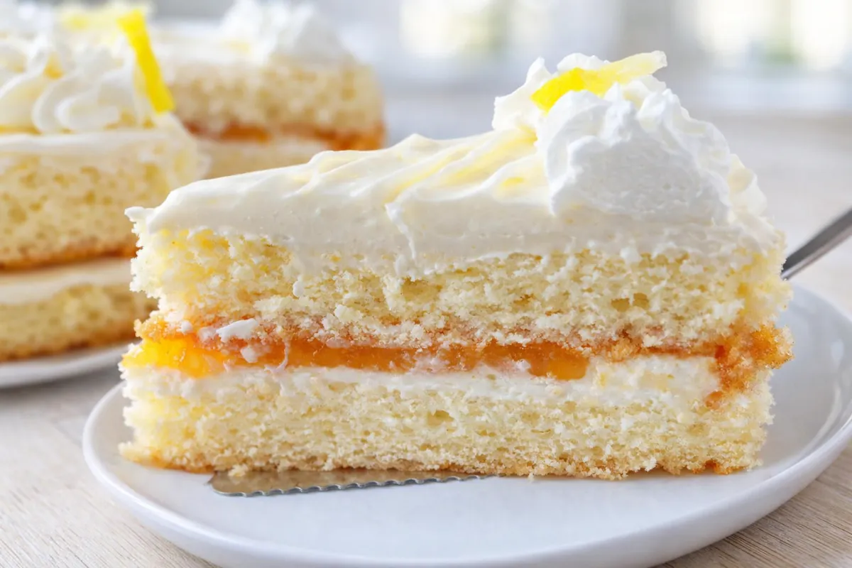 citrónová krémová torta