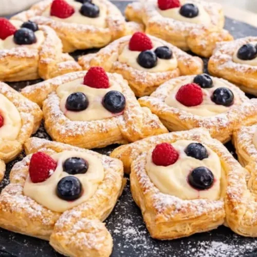 citrónové koláčiky z lístkového cesta