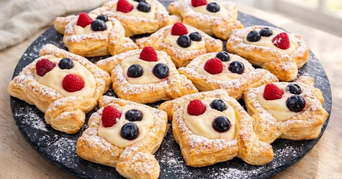 citrónové koláčiky z lístkového cesta