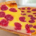 citrónovo-malinový koláč