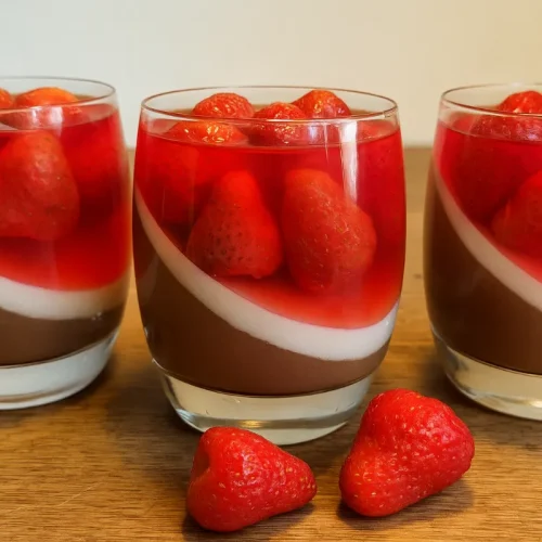 čokoládová panna cotta