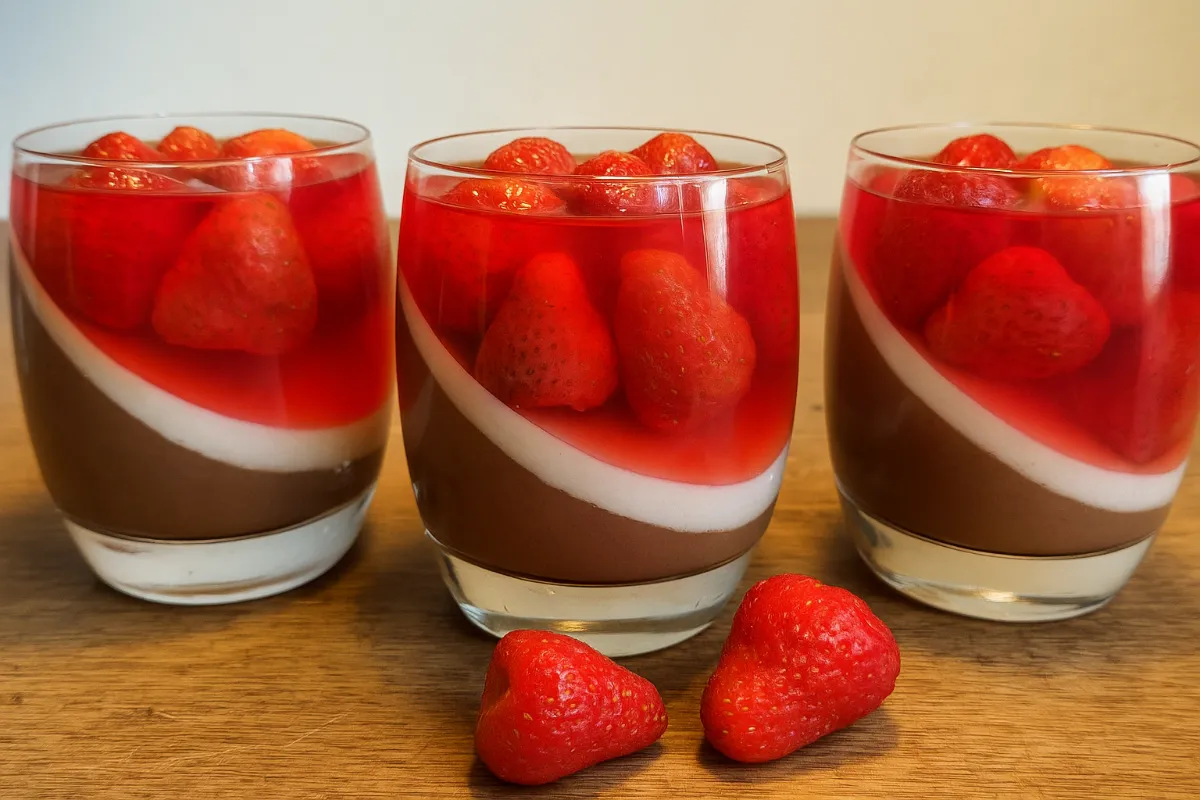 čokoládová panna cotta