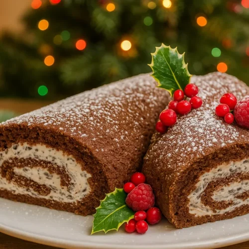 čokoládová roláda s mascarpone