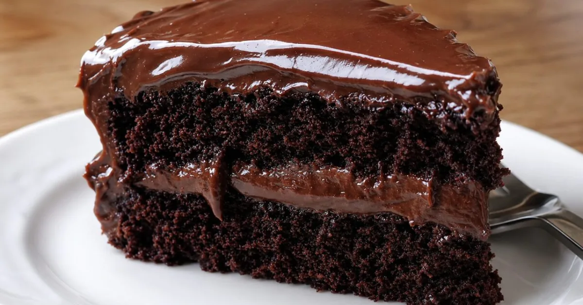 čokoládová torta s krémom