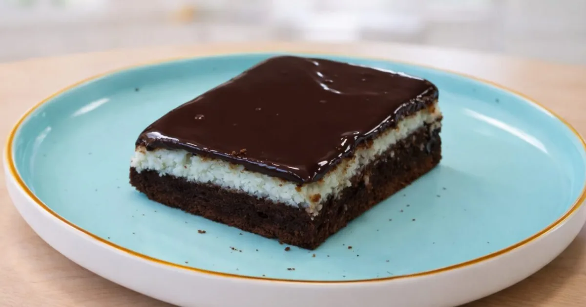 čokoládovo-kokosový koláč