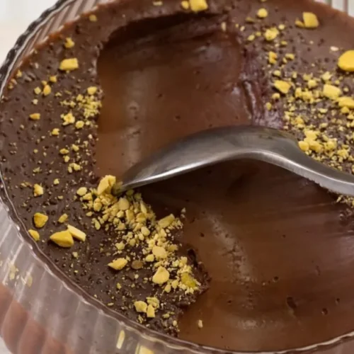 čokoládový dezert