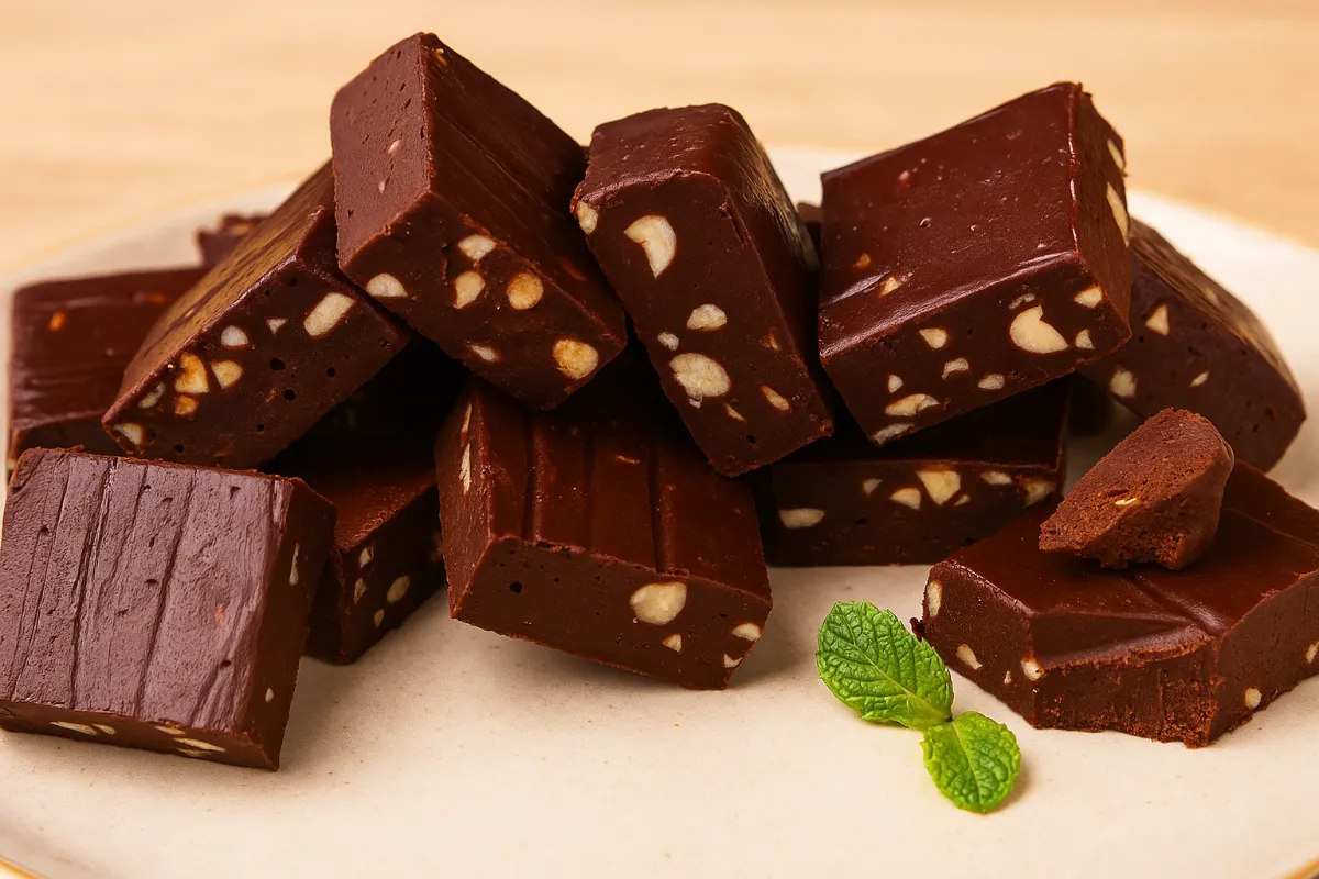 čokoládový nugát