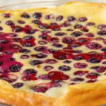 čučoriedkový koláč z 3 surovín